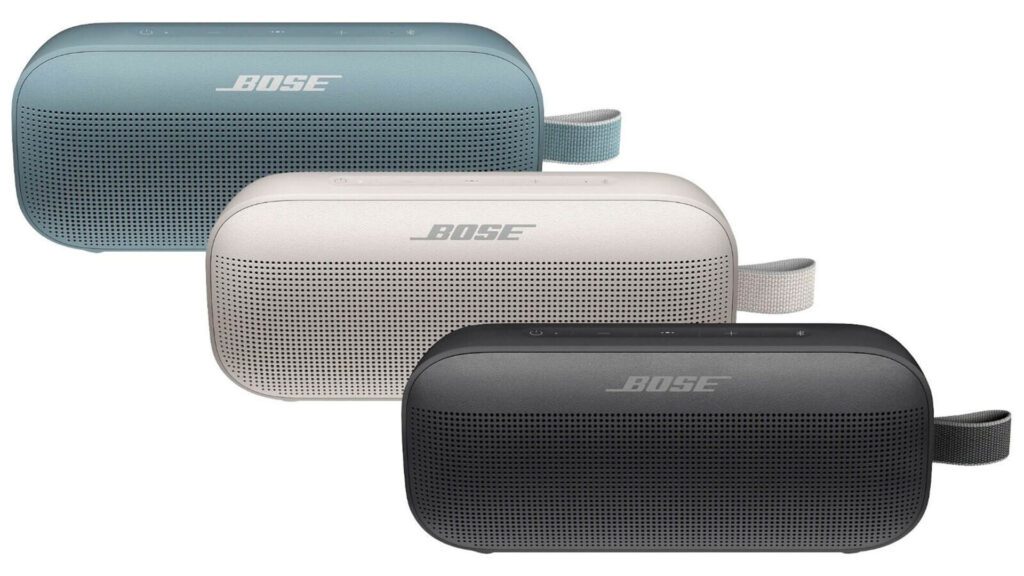 Cea mai bună boxă portabilă de la Bose, modelul SoundLink Flex în mai multe culori